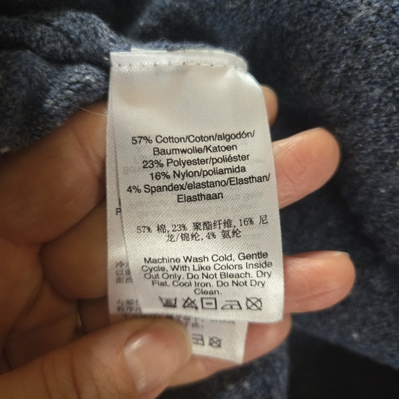 DKNY | Crew Cotton blend Neck Long Puffed Sleeve Sweater, Size XL - Picture 10 of 10